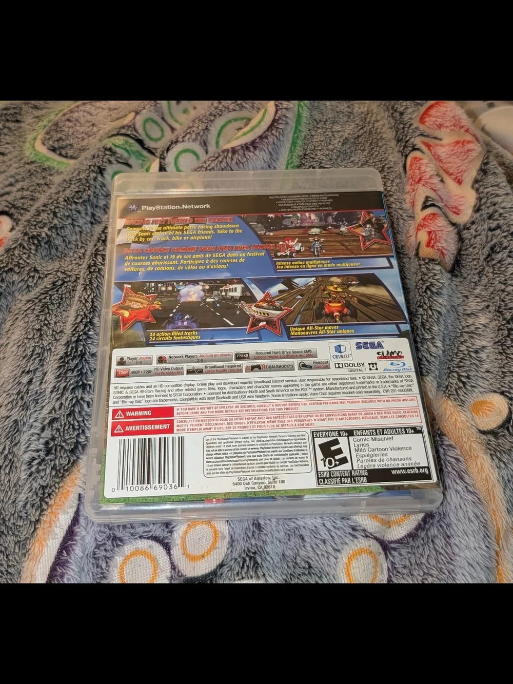 Sonic & All-Stars Racing (PS3) - Blue